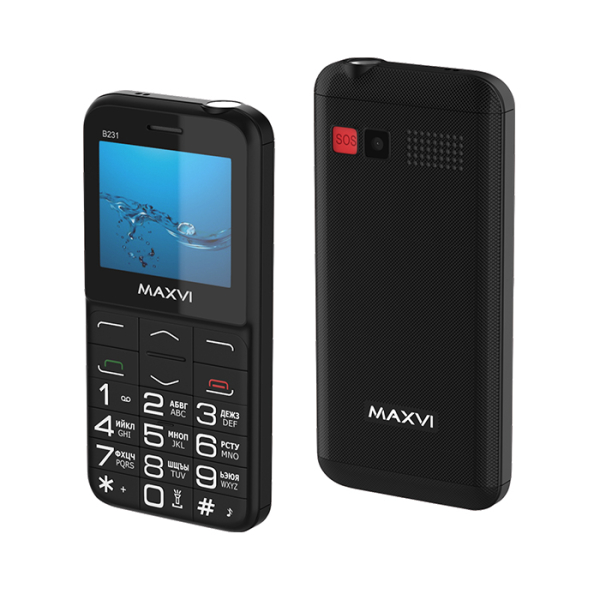 Купить Мобильный телефон Maxvi B231 black